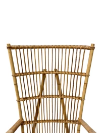 Mid-Century Modern Italian High Back Armchair, 1960s